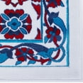 thumbnail image 5 of Ladole Rugs Turkish Vincenza Series Ornamental Design Abstract Runner Rug Carpet in Blue Red, 3x5 (2'7" x 4'11", 80cm x 150cm), 5 of 5