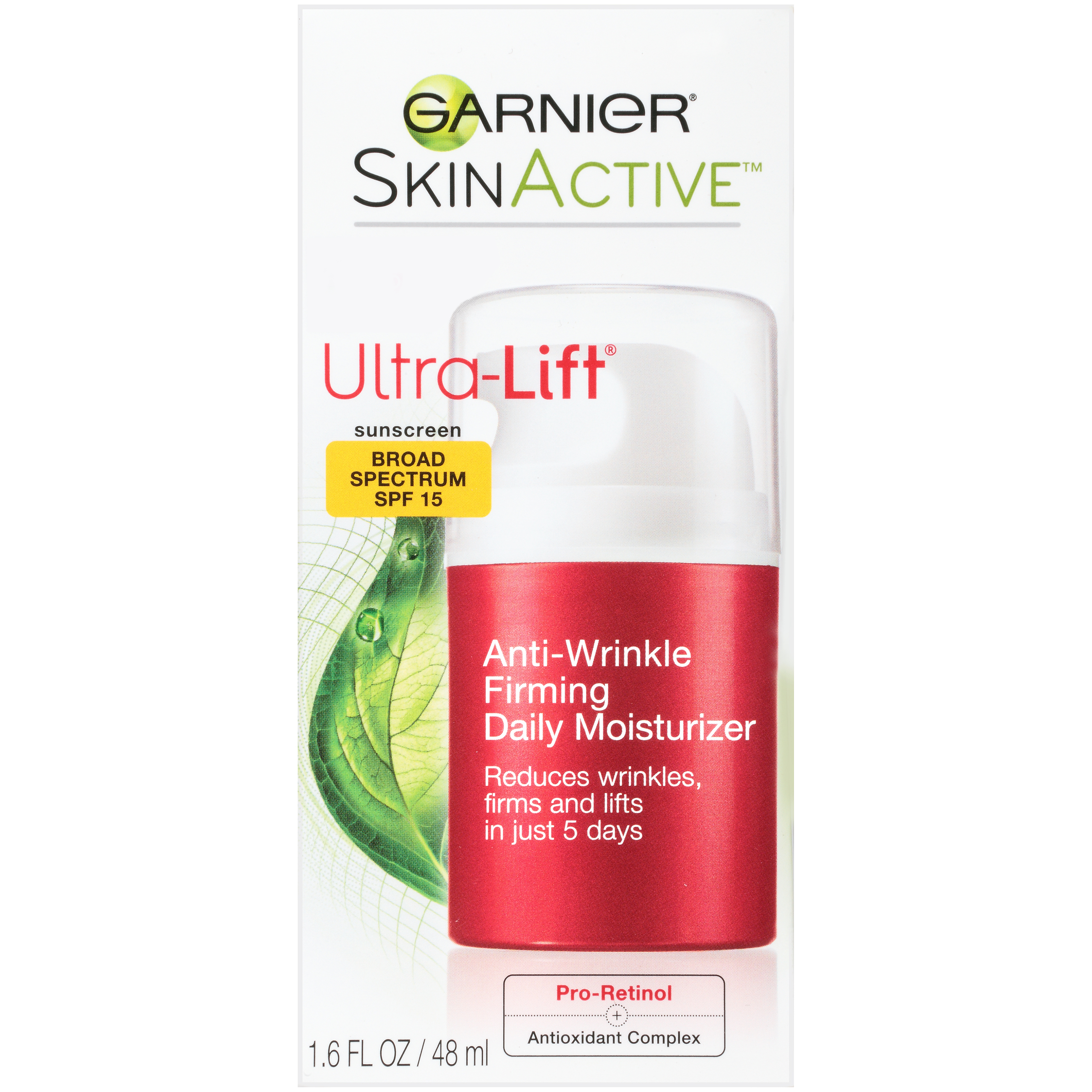 Garnier SkinActive Ultra-Lift Anti-Aging Face Moisturizer SPF 15, 1.6 fl. oz. - image 3 of 3