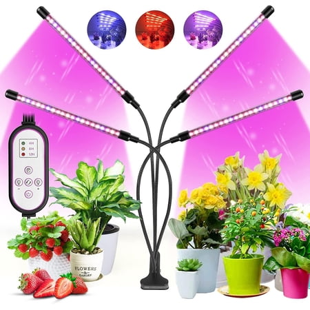 Grow Lights For Indoor Plants,80 Leds Led Plant Light Red & Blue Full ...