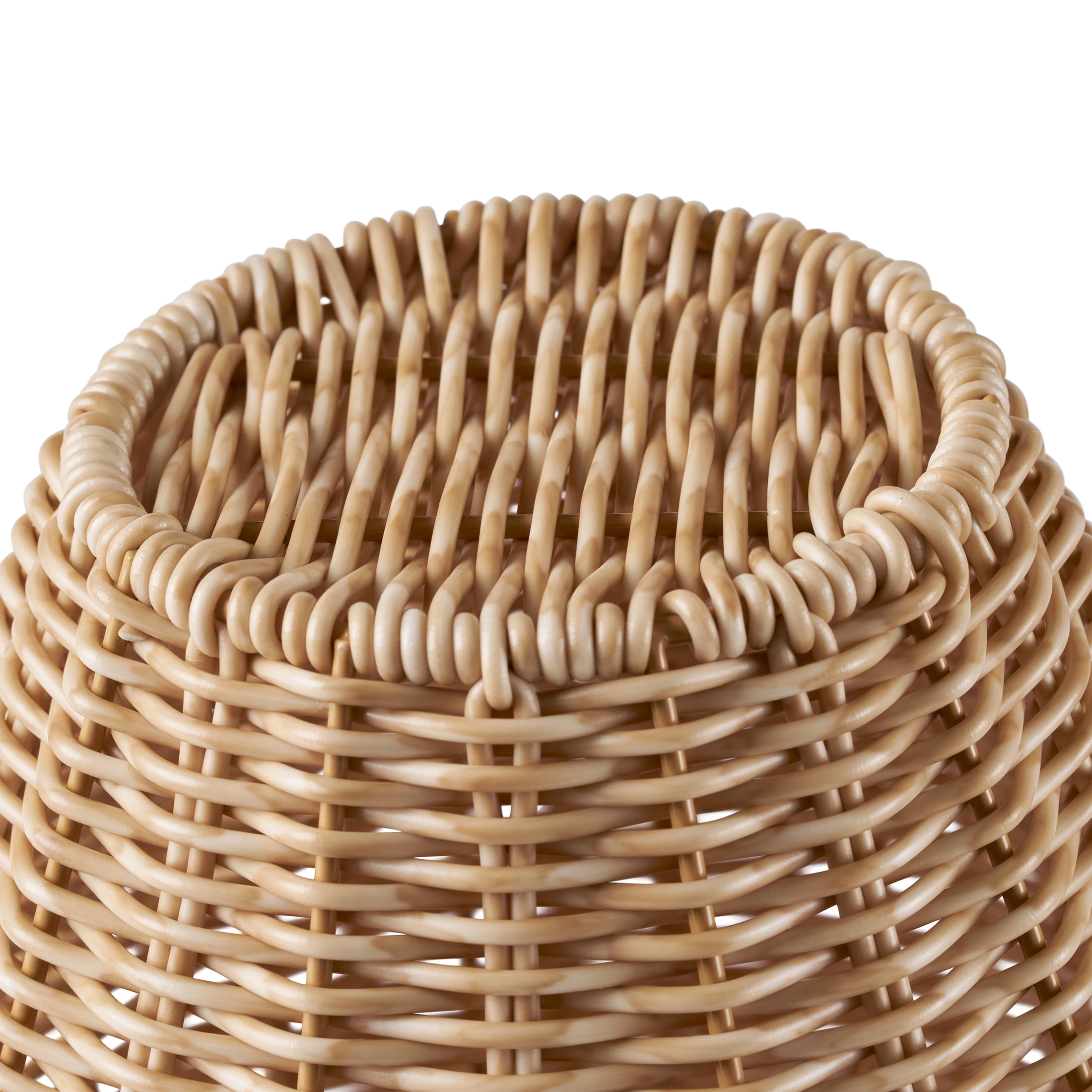 Better Homes & Gardens 9" Faux Wood Rattan Pitcher Vase