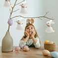 thumbnail image 4 of Easter Toys Easter Bunny Doll Easter Cloth Cute Bunny Doll Decoration Ornament 2PC Easter Ornaments Bunny Decor, 4 of 6