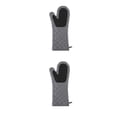 thumbnail image 3 of Yuarrent Guante para hornear, manoplas para horno, suministros para hornear, accesorios para el hogar resistentes al calor, Protector de manos, Izquierda/Gris 2piezas, 3 of 6