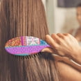thumbnail image 4 of Boho Chic Vintage Hair Styling Tool - No-Pull Comfort Brush, 4 of 5