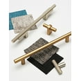 thumbnail image 4 of Alno A2902 Vita Bella 1-3/4" Modern Knurled Industrial "T" Bar Designer Cabinet Knob /, 4 of 5