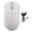 White, variant on Nieyigj AI Voice Mouse for GPT Bluetooth Wireless Mouse 6 in 1 Voice Typing Translation Form Document Output Code Generation for Desktop PC Laptop Black (5.12 inches / 13 cm)