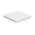 thumbnail image 6 of ZUO Marius Modern Style Leather Bar Chair Seat Cushion in White Finish, 6 of 6