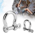 thumbnail image 4 of Abrazadera De Carga En Forma De , Grillete De Anclaje Con Pasador De Tornillo Más Fuerte De 3 Piezas Portátil Brillante Para Pulsera De Supervivencia Paracord, 4 of 7