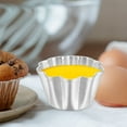 thumbnail image 6 of CATIEBYE Catiebye 6 Pcs Nonstick Aluminum Mini Cupcake Molds for Baking 2.8×2.8×1.7in, 6 of 8
