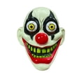 thumbnail image 1 of Máscara de payaso espeluznante de resina para Halloween, cara completa, 1 of 1