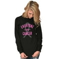 thumbnail image 3 of Battle Breast Cancer BCA Awareness Women's Long Sleeve T Shirt Brisco Brands S, 3 of 6