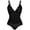 Black, variant on Corset Bodysuit Built in Bra - V Neck Bodysuits for Women Tummy Control Shapewear