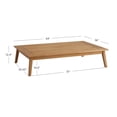 thumbnail image 5 of Linon Stonehill Outdoor Coffee Table, Natural, 5 of 5