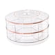 thumbnail image 3 of Bandeja para Servir Dividida, Bandeja para Aperitivos, Recipiente Transparente Giratorio para Almacenar Alimentos, Caja para Refrigerios para El año N, 3 of 8