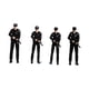thumbnail image 4 of Modelo de policía femenina a escala 1/64, modelo de personas pequeñas, colección de decoración de escritorio, accesorios de película, ornamento en 2 mujeres y 2 hombres, 4 of 8