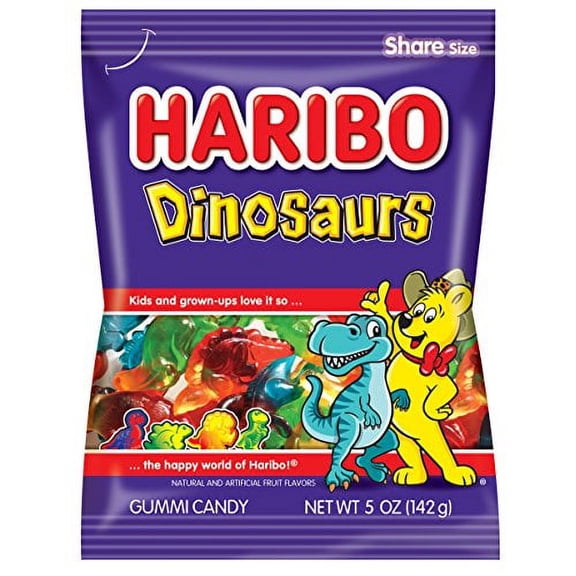 Haribo Dinosaurs Candy, 5 Ounce