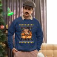 thumbnail image 5 of Christmas Sweatshirt, Hay There Pumpkin Highland Cow Sweatshirt, Funny Rustic Fall & Autumn Crewneck, Farm Animal & Pumpkin Patch Apparel, 5 of 5