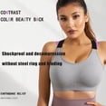 thumbnail image 5 of Xmarks Women's 1/2/3 Pack High Support Sports Bras Strappy Cross Back Padded Wokout Running Yoga Gym Bra, 5 of 6