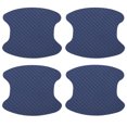 thumbnail image 1 of Unique Bargains Carbon Fiber Pattern Car Door Bowl Handle Stickers Protector Anti Scratches Protective Film Universal Fit Blue 4pcs, 1 of 6