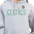 thumbnail image 3 of Women's G-III 4Her by Carl Banks  Heather Gray Boston Celtics Dot Print Pullover Hoodie, 3 of 3