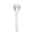 thumbnail image 3 of Rosec Jewels - Lab Grown Diamond Engagement Ring - 7 mm Circle Diamond Ring - Ef-Vs Quality, 10K White Gold, US 3.00, 3 of 8