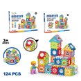 thumbnail image 3 of Godderr 209PCS Kids Puzzle Building Blocks Toys,Toddler Building Block House Toys,Plastic Toys,Boys Girls Toys,3+ Years Old Building Blocks Puzzle Toys, 3 of 5