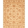 thumbnail image 1 of Ahgly Company Machine Washable Indoor Rectangle Abstract Chrome Gold Yellow Area Rugs, 5' x 7', 1 of 7