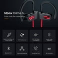 thumbnail image 2 of Mpow Wireless Earbuds Sports, in Ear Earphones Pro Version Aptx-HD Bass/BT 5.0/12H Playtime/CVC 8.0 Mic/PX7 Waterproof, Running Bluetooth Headphones for IOS/Android/Windows - Red, 2 of 9