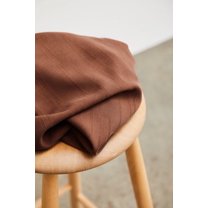 Meet MILK Lane Jacquard Tencel Lyocell Crepe Fabric Brown - per yard
