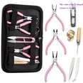 thumbnail image 2 of 8-Piece Jewelry Making Tool Kit, Pliers, Scissors, Cutter & Tweezers Set, Professional Beading Tools for DIY Crafting, Repair & Wire Wrapping, with Portable Storage Case, 2 of 6