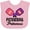 AD-Pink, variant on Inktastic Pickleball Princess Girls Baby Bib