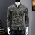 thumbnail image 4 of Camisas y blusas para hombre Ropa floral Tops de manga larga para hombre Estampados hawaianos Divertidos 2025 Novedades en corte ajustado Moda 2024 Asia, 4 of 5