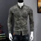 thumbnail image 4 of Camisas y blusas para hombre Ropa floral Tops de manga larga para hombre Estampados hawaianos Divertidos 2025 Novedades en corte ajustado Moda 2024 Asia, 4 of 5