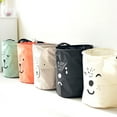 thumbnail image 5 of SNNROO Cute Animal Face Pattern Fabric Waterproof Foldable Laundry Basket in Cotton Linen (40X50 CM), 5 of 5