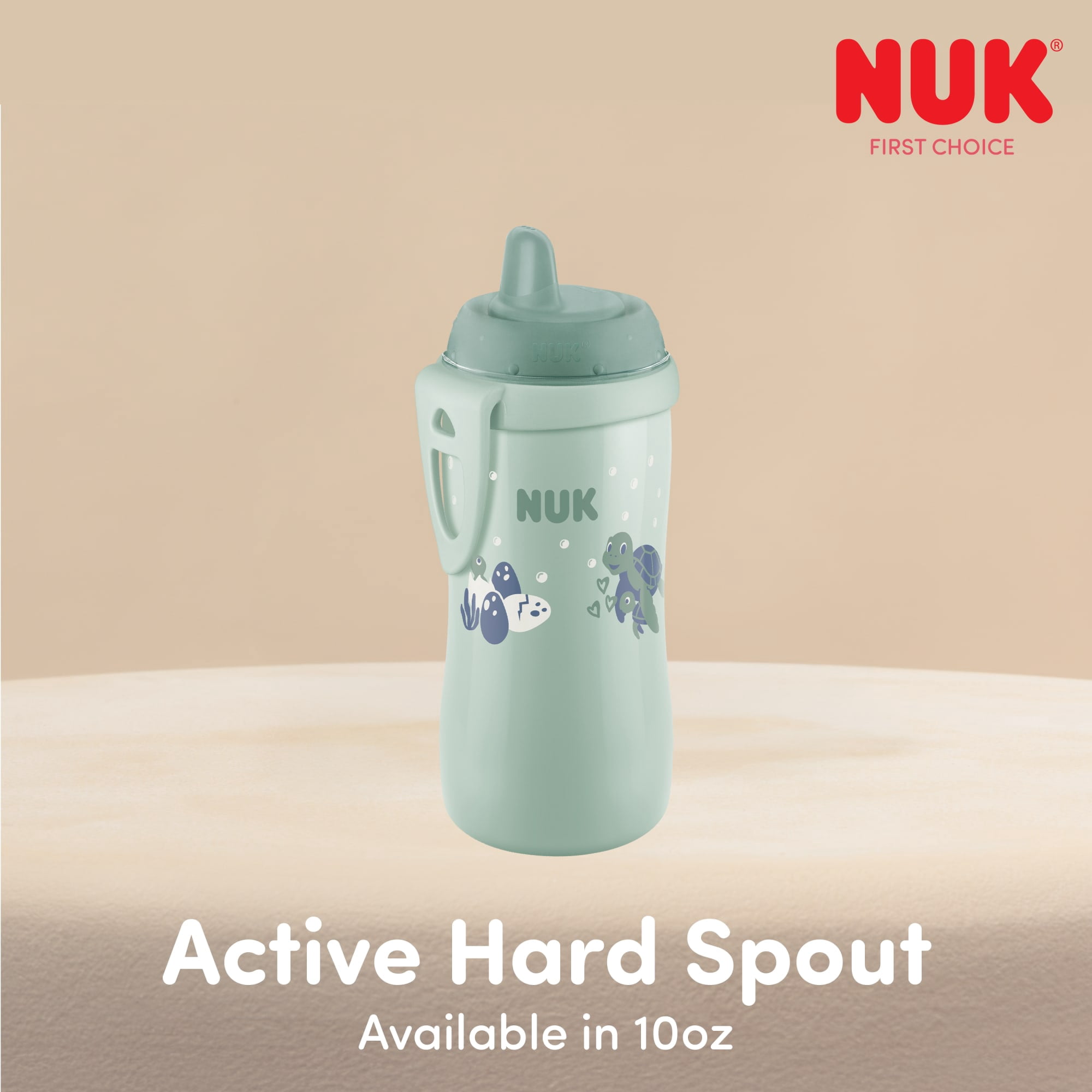 (3 pack) NUK First Choice Active Hard Spout Cup, 10 oz, 1 Pack