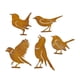 thumbnail image 5 of Adorno de silueta de pájaro para césped, adorno de jardín, pájaro de hierro oxidado para cercas Estilo B, 5 of 9