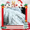 thumbnail image 4 of imerelez Artificial 8ft Flock LED-lit Christmas Tree with 1242PE/PVC Mixed Branch Tips,Hinged Premium & Foldable Base for Indoor Holiday Decorating, 4 of 7