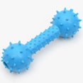thumbnail image 4 of Barbell Dog Chew Toy Creative Rubber Dog Squeaky Toy Pet Teething Toy, 4 of 10