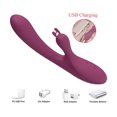 thumbnail image 5 of OCTMOM Sex Toys G Spot Vibrators for Women, Rabbit Vibrators Thrusting Dildos for Lovers Couples Partner Toys, Purple, 5 of 7