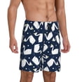 thumbnail image 2 of Fotbe Swan Pantalones Cortos de Pijama para Hombre, Ropa de Dormir, Pantalones de Pijama Cortos para Hombre-Medium, 2 of 6