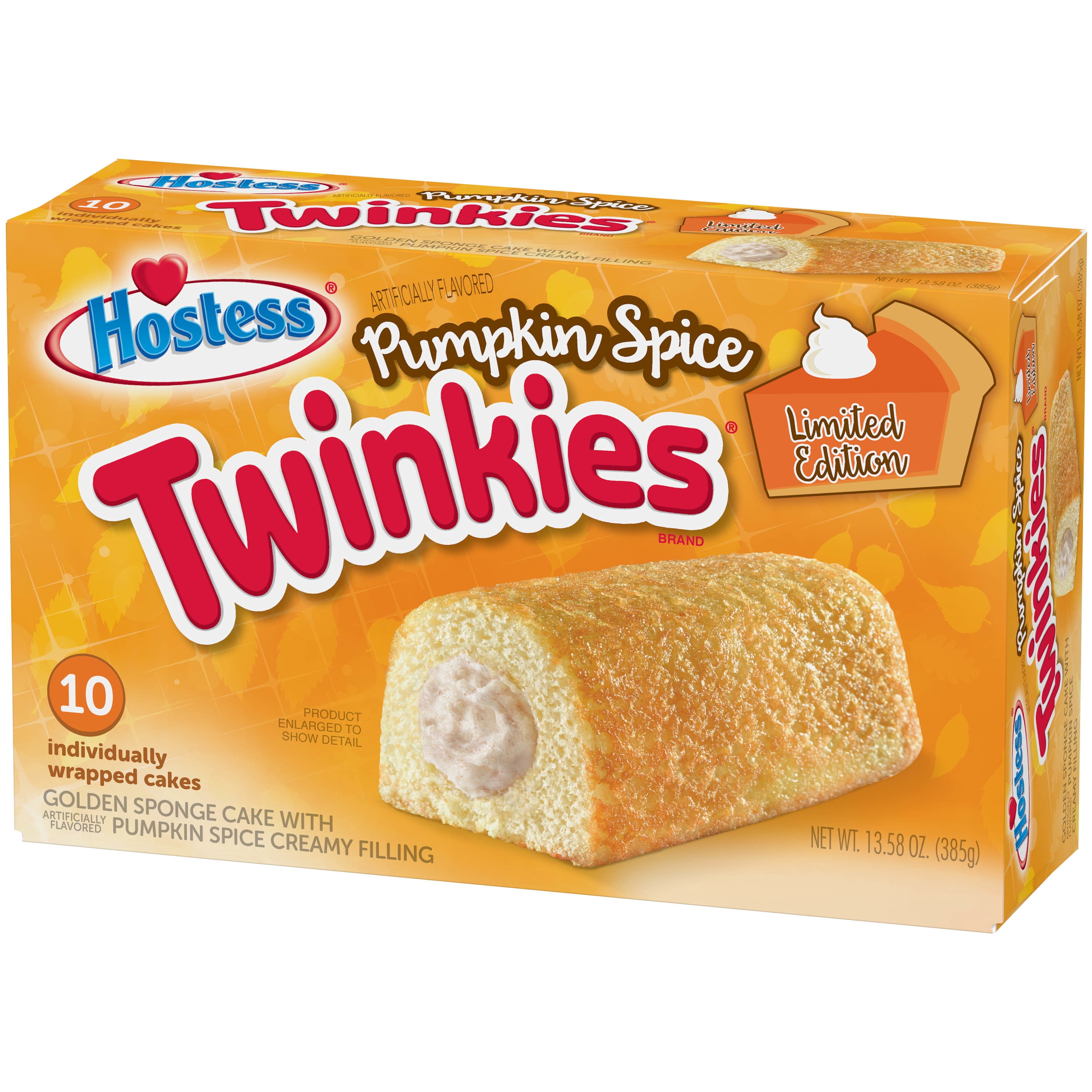 HOSTESS Pumpkin Spice Flavored TWINKIES, 10 count, 13.58 oz
