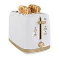 thumbnail image 1 of Tostadora West Bend Timeless de 2 rebanadas y 7 niveles de dorado, color blanco y dorado, 1 of 7