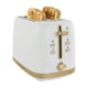 thumbnail image 1 of Tostadora West Bend Timeless de 2 rebanadas y 7 niveles de dorado, color blanco y dorado, 1 of 7