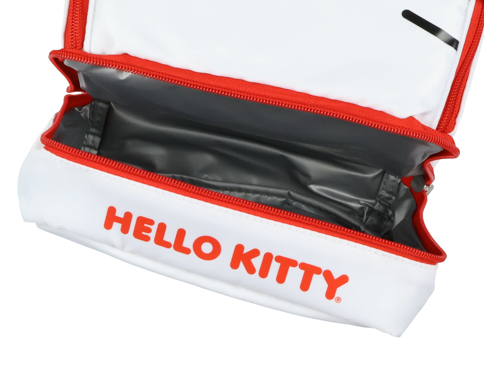 Sanrio Hello Kitty and Friends Lunch Box Dual Compartment Insulated Lunch Tote Bag (Hello Kitty) 10"