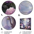 thumbnail image 3 of Designart "Purple Hydrangea captivate Garden" Floral Metal Wall Art Prints, 3 of 5