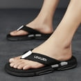 thumbnail image 2 of YAYUBA Sandals Men Black,Men Casual Slippers Beach Flip Flops Outdoor Fashion Sandals Shoes, 2 of 7
