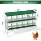 thumbnail image 2 of Cajas Nido para Gallinas, Caja Metálica con 10 Compartimentos, Percha, Tapa Segura, Versátil para Montaje en Pared, 2 of 7