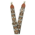 thumbnail image 4 of Correa de cámara vintage Bling Bling Correa de poliéster engrosada ajustable color naranja y azul, 4 of 12