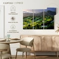 thumbnail image 5 of Elephant Stock Seoul Golf Course Wall Art - Horizontal Multi Panel Canvas - Lobby Wall Decor - Sports Multi Panel - Green And Yellow Decor - 65" x 42", 5 of 8