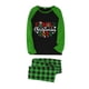 thumbnail image 2 of Blusa y pantalones con estampado a cuadros para hombre y papá, ropa familiar, pijamas, blusa y pantalones de poliéster, 2 of 3