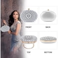 thumbnail image 5 of Rhinestone Clutch Purses For Women Evening Sparkly Clutch Crystal Diamond Bag For Party Weddings Formal Prom, 5 of 6